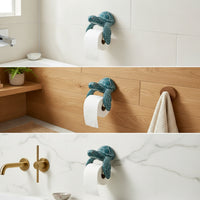 Sea Turtle Wall-Mounted Toilet Paper Holder Coastal Sea Turtle Wall Mount Toilet Paper Holder Space-Saving for Lavatory