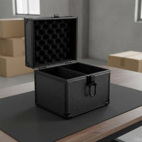 Portable Aluminum Card Slab Case Shockproof Trading Card Carrying Case Lockable Latch for Collectors, Travel