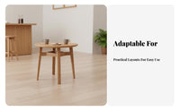 Minimalist Design Upholstered Bistro Set Modern aesthetic 5-Piece circular table and Chair Group adaptable Combinations Commercial Furnishing for Cafe Owners, Office Managers, Employees, Dessert Shop, Lounge Bar, Cafeteria, Reception Area