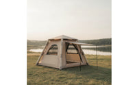 Quick Setup Inflatable Tent with Mesh Openings and Doors Spacious Inflatable Tent with Awning Ventilated Waterproof for Campers, Families, Camping, Backyard Gatherings