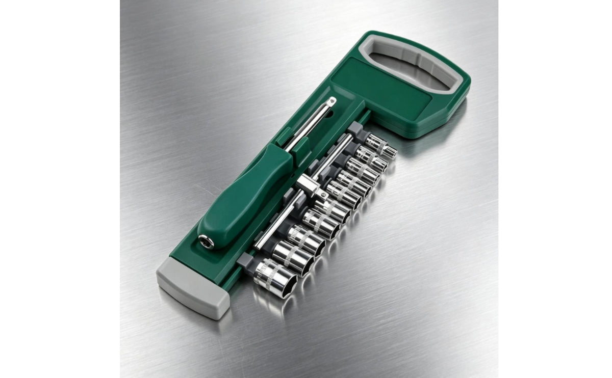 Easy Storage Socket Wrench Set with Case Organized Socket Wrench Kit Polished Tool Kit with Tool Box Case Heavy-Duty for Garage