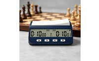 Compact Multifunction Game Clock Large Display Chess Clock with LCD Screen Lightweight Digital Chess Timer Professional for Tournament Players, Clubs