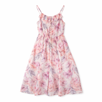 Maxi Dresses for Women Plus Size with Long Sleeve Cardigan, Floral Print Summer Dress Two Piece Set, Polyester Beach Wear