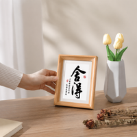 Vintage Picture Frame Wood Look, 13x40 cm Landscape Orientation, Modern Photo Frame for Family Photos, Living Room, Bedroom, Hallway