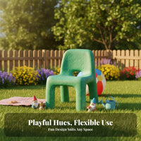 child's Low Chair Safe for Children Molded Confettidesign Chair Easy to Clean