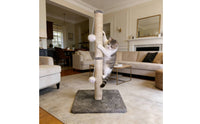 Scratch and Play Feline Climbing Post Tall Design Sisal Feline Tree Sturdy Base Pet Furniture Stable Structure for Cats, Indoor