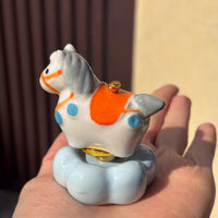 Ceramic Rotating Horse Desk Ornament