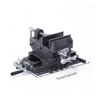 Cross-Slide Machine Vise Rigid Cross Slide Vise Precision for Machinists, Woodworkers, Drill Press