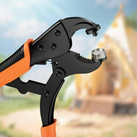 Fastener Installation Tool Snap Button Installation Set Snap Press Tool Stainless Steel Fastener Plier Kit with Versatile Die Attachments Suitable for Leather Garments Furniture Canvas Projects