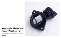 Rigid Transom Drain Plug with Flange