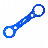 Aluminum Alloy Bottom Bracket Wrench Ergonomic Bottom Bracket Spanner Sturdy Bike Wrench with Notched Ends Lightweight for Mechanics