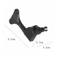 4 Pieces Closed Gear Bass Tuner Anti Bass Tuning Machine Instrument Hardware for Bassists
