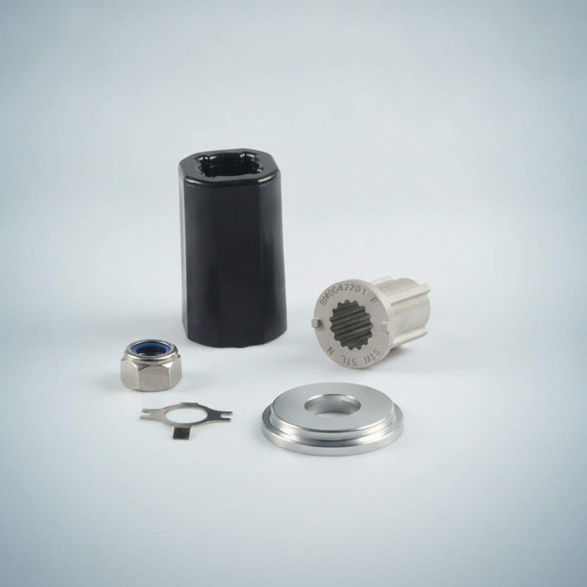 Outboard Propulsion Hub Repair Kit Marine-Grade Hardware Shielded for Boat Owners