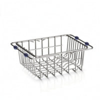 Adjustable Telescopic Sink Draining Basket Ventilated Telescopic Drain Basket Easy to Clean Expandable Dish Drying Rack Long-Lasting for Kitchen