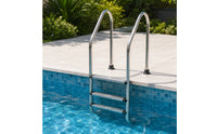 Stainless Steel Pool Ladder Anti-Slip Pool Ladder with Handrails Resistant