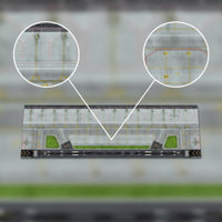 Large-Format Runway Scene Board Printed Aircraft Display Base for Collectors, Hobbyists