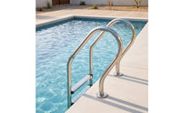 5-Step Pool Ladder Stainless Steel Pool Ladder with Double Handrails Heavy Duty for Homeowners