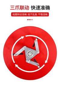 Electrician Wire Dispenser Rack Heavy-Duty Foldable Cable Reel Holder