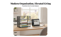 2-Tier Desk Riser Space-Saving 2-Tier Standing Rack Multi-Functional for Adults