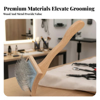 Ergonomic Flat Slicker Brush