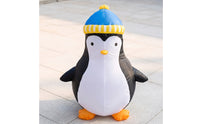 Inflatable Penguin Cute Inflatable Penguin Luminous Yard Decoration for Lawn