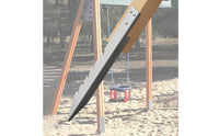 4 Pieces Swing Set Anchor Kit Hot Galvanized Heavy Duty Ground Anchor