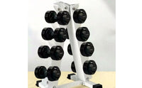 A-Shaped Dumbbell Rack Curved Cradles Dumbbell Rack Non-Slip for Home Gym