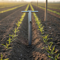 Manual Soil Auger Easy to Use Ground Boring Tool Heavy Duty Steel