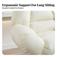 Adjustable Recline Reclining Task Chair with Footrest Highspine Design Reclining Gaming Chair Lumbar Support Ergonomic Seating sturdyDuty Construction for video game enthusiasts, Remote Workers, Students, Relaxing, Desk Work, Studying, Study Room