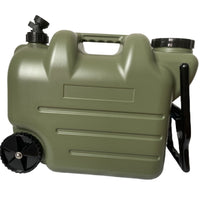 Portable Camping Water Tank with Wheels and Faucet