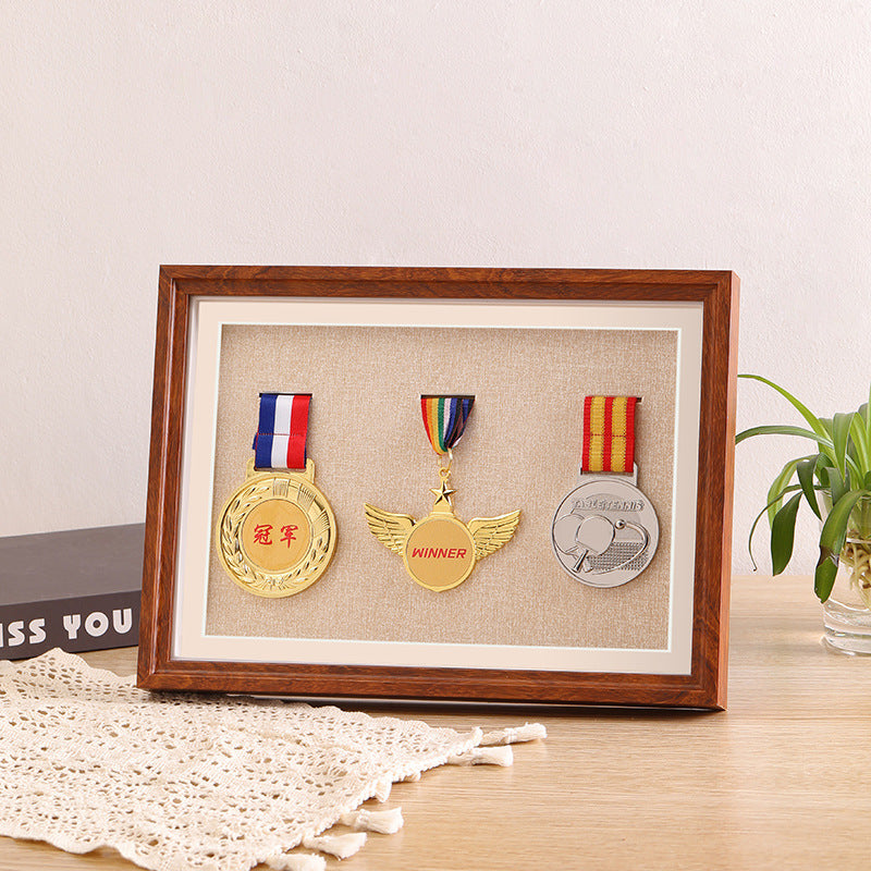 Rosewood / A4 3 Medals