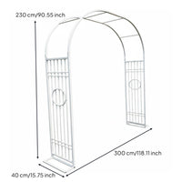 1 Piece Climbing Plant Archway Metal Garden Arbor Sturdy Plant Trellis Weather Resistant Iron Construction for Gardeners DIY Enthusiasts Backyard Patio Yard