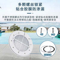 Round Main Drain ABS Fitting for Vinyl Liner Pools