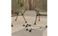 4 Pieces Chair Leg Cap with Circular Base Chair Leg Cap Low-Profile Plug for Outdoor