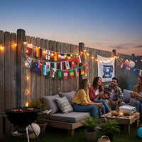 32 Countries Flag String Bright Color Soccer Tournament Decoration for Pubs