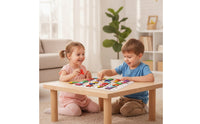 Wooden Matching Puzzle Early-Learning Recognition Board Puzzle Board Educational Shape Recognition Blocks Thick for Toddlers