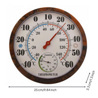 Thermometer Hygrometer Easy to Read Analog Wall Thermometer Hygrometer Mechanical Household Instrument Instrument