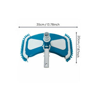 Crescent Vacuum Head Corner Cleaning Pool Suction Head Easy to Attach