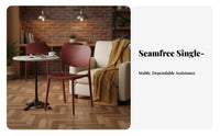 Nordic aesthetic open-rear Chair Stackable Household Furnishing Creative Design Seating Furniture Ergonomic rearrest for Interior Decorators, Small Business Owners, Dining Room, Reception Area, Kitchen, Bedroom