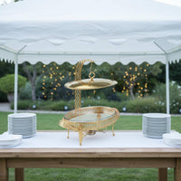 Buffet Chafing Dish Gold Finished Burner Chafing Dish Ornate