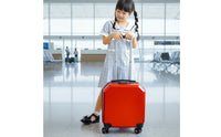Rolling Suitcase Lightweight Multi-Directional Suitcase Hard-Shell Luggage Portable Impact-Resistant for Children, Travel