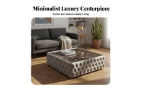 2 Pieces Oval and Round Nesting Tables Italian-Inspired aesthetic Coffee Table Set Modern Minimalist Household Furniture for Apartment Dwellers, Bedroom