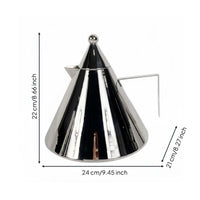 Stainless Steel Kettle Ornament Decorative Shiny Kettle Sculpture Long-Lasting