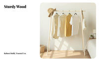 Floor-Standing A-Frame Clothes Rail Minimalist Design Garment Rack Space-Saving Clothing Stand Easy Assembly for Boutique Owners, Homeowners, Students, Bedroom, Entryway, Retail Display, Dorm Room