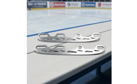 2 Pieces Long-Lasting Skate Blades with Edge Plugs Recreational Ice Skate Blades Lightweight Stable for DIY Enthusiasts