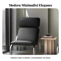 Circular-Frame Frame Armchair Minimalist Look Lounge Chair High Supportrest Designer Inspired for Interior Designers, Showroom