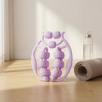 Textured Rollers Leg Massage Roller Curved Grips Double-Row Massage Roller Pressure Relief Handheld Leg Massager Compact