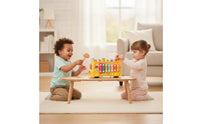 Shape Sorter Bus Developmental Toy Bus with Xylophone Shape Sorter Toy Educational Activity Center Interactive for Toddlers