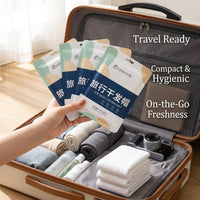 Hair Towel Wrap Turban for Women with Super Absorbent Quick Drying Design, Single Use Cap for Travel and Gym, Portable