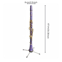 Pitch Clarinet Bright Colors   Clarinet With Carrying Case for Students, Beginners, School Band, Music Lessons